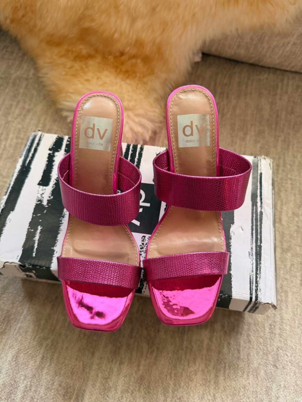 Dolce Vita selsta double strap heels - Picture 2 of 4